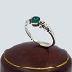 Georg Jensen; Ring af sterling sølv med krysopras, nr. 55