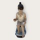 Lyngby-Porzellan, Mädchen beim Fußbad / Susanne, Nr. 5, 1. Wahl, 19 x 6 cm *Guter Zustand*