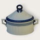 Royal Copenhagen, Blue fan, Large sugar bowl #1212/11544, 16.5cm wide, 12.5cm high, 8cm high, ...