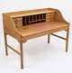 Fantastisk Skrivebord i Oregon Pine af Andreas Hansen for Hadsten Træindustri. H: 105 cm ...