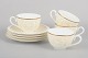 Villeroy & Boch, sæt med fire kaffekopper med underkopper.Elegant sæt med fire kaffekopper ...