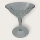 Krystalglas, Champagneskål med slebet stilk, Højde 13cm, diameter 11,2cm *Fin stand*