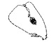 Georg Jensen sterling silverYear jewellery 1991 pendant with black onyx