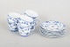Royal Copenhagen Musselmalet Helblonde, sæt med seks kaffekopper med underkopper.Elegant sæt ...