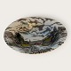 Myott, Fine Staffordshire Ware, Rural Scene, Serveringsskål 24,5cm i diameter, 6,5cm høj *Pæn stand*