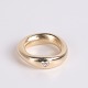 Ole Lynggaard Love ring crafted in 14 karat gold with an elegant and organic design. At the ...