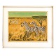 Scherfig litografi zebraerHans Christian Scherfig, 1905-79, litografiZebraer, 1971, ...