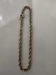 Twisted Bracelet, 14 Karat GoldStamp: 585Length 16.7 cm.Width 2.48 mm.The jewelry is ...