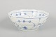 Royal Copenhagen, Blue Fluted Plain, rare bowl.Rare porcelain bowl with fluted body, ...