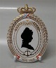 Kgl. fra Royal 
Copenhagen Guld 
Plakette med 
silhuette RC-S 
3 Prinsesse 
Marie 
(1865-1909) 
hustru ...
