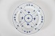Royal Copenhagen Musselmalet Riflet Stort rundt fad model nr. 1/108Med stempel fra ...