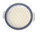 Bing & Grøndahl, Prik. Dansk Patent. Fad med ører. Nr. 635. Diameter 23,5 cm. II sortering. ...
