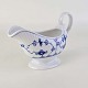 Saucekande i kongeligt porcelæn fra stellet Musselmalet riflet.Nr. 1/308Formgiver Arnold ...