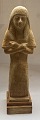 Figur i gips af egyptisk Shabti