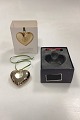 Georg Jensen Christmas Collectibles Christmas Heart 2020Gold-plated brassDesign: Sanne Lund ...