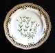 Royal Copenhagen. Flora Danica. Lunch plate (3554). Produced in 1894 - 1900. Diameter 22 cm. (1 ...