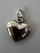 Hjerte Vedhæng / Charms i sterlingsølv.Længde. 1,6 cm.