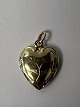 Hjerte til Charms / Vedhæng 14 karat Guld.Stemplet 585.Højde med øsken 2,0 cm.Bredde ...