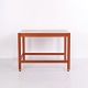 Vintage Danish modern table in mahogany, manufactured by Søborg Møbler. The rectangular top is ...