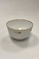 Royal Copenhagen Stel No. 118/2048 Skål Påfugl med Guldkant - Bicelle mønsterDiameter 12 cm ...