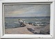 Arthur Nielsen: Painting with a motif from Tisvilde ...