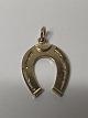Horseshoe for Charms / Pendants 14 carat Gold.Stamped 585.Height with eyelet 2.1 ...