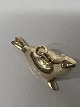 Sea lion for Charms / Pendant 14 carat Gold.Stamped 585.Height with eyelet 1.3 ...