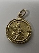 This gold pendant features two motifs—one on each side. The motifs depict the apostles Peter and ...