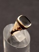 8 karat guld ring størrelse 56 med onyx fra guldsmed S Chr. Fogh København emne nr. 649955
