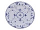 Musselmalet HelblondeLille rundt fad 28,8 cm.