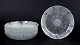 Arcoroc, Fleur, set of six large deep plates.Set comprising six large deep plates in clear ...