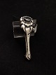 Art nouveau  830 silver brooch L. 6 cm. with moonstone item no. 650461