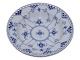 Royal Copenhagen Musselmalet Helblonde, lille dyb tallerken.Dekorationsnummer 1/1170.1. ...