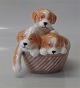 Royal Copenhagen figurine 1020 745 Mongrel "Max, Misty & Muffin 9 cm
