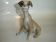 Stor Lladro 
Figur af Hund, 
Højde 19 cm.