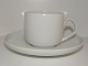 Bing & Grondahl 
White Koppel, 
Coffee cups 
with saucers.
Designed by 
Henning ...