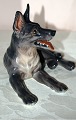 Schæferhund 
Dahl Jensen, 
porcelænsfigur. 
DJ figur, 
Schæfer nr. 
1084. Længde 
24,5cm. 2. ...