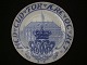 Bing & Grøndahl 
plate "With god 
to honour and 
right" 1863 - 
1906
Diameter 20,5 
cm