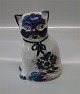 Aluminia Figurine 325-3654 Royal Copenhagen Faience Cat 14 cm 1969 Doreen 
Middelboe
