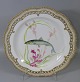 Flora Danica Danish Porcelain
Fish Service 19-3574 Engraulis crassicornis Fish Round platter with perforated 
edge 11 ½" New #:381 (1954)