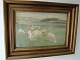 Carl Priem 
(født 1866):
"fårehyrde"
Akvarel
18x28 (28x38)