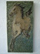 Ubekendt 
kunstner (20 
årh):
Meissen 
porcelæns 
plakette/relief 
med "hest i 
løb"
Stemplet for 
...