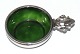 Georg Jensen 
Saltkar med 
Grøn Emalje i 
sterling sølv.
Stempel brugt 
mellem ...
