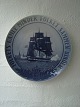 Den Kongelige 
Porcelænsfabrik 
(Royal 
Copenhagen):
Mindeplatte 
#245
Motiv: 
Fregatten 
Jylland ...