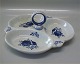 Aluminia Faience Tranquebar
1432-11 Crudités dish, 3 parts with handle 26 cm