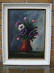 Blomster 
opstillling
bredde: 41 cm 
H: 51 cm 
incl.Ramme 
Maler Niels 
Walseth
F.1914 D. 2001