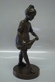 Bronze 
Statuette Vild 
med dans a la 
1910. Højre 
venstre 1-2 
"Good Toe Bad 
Toe" 26 cm 
Signeret ...