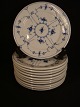 Royal Porcelain 
RC. Blue 
Fluted. herring 
plate (iron 
porcelain) No. 
330