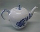 Kongelig Dansk Porcelæn 1788-10 Tekande 1 l / ca. 16 x25 cm Blå Blomst Svejfet I fin og hel stand