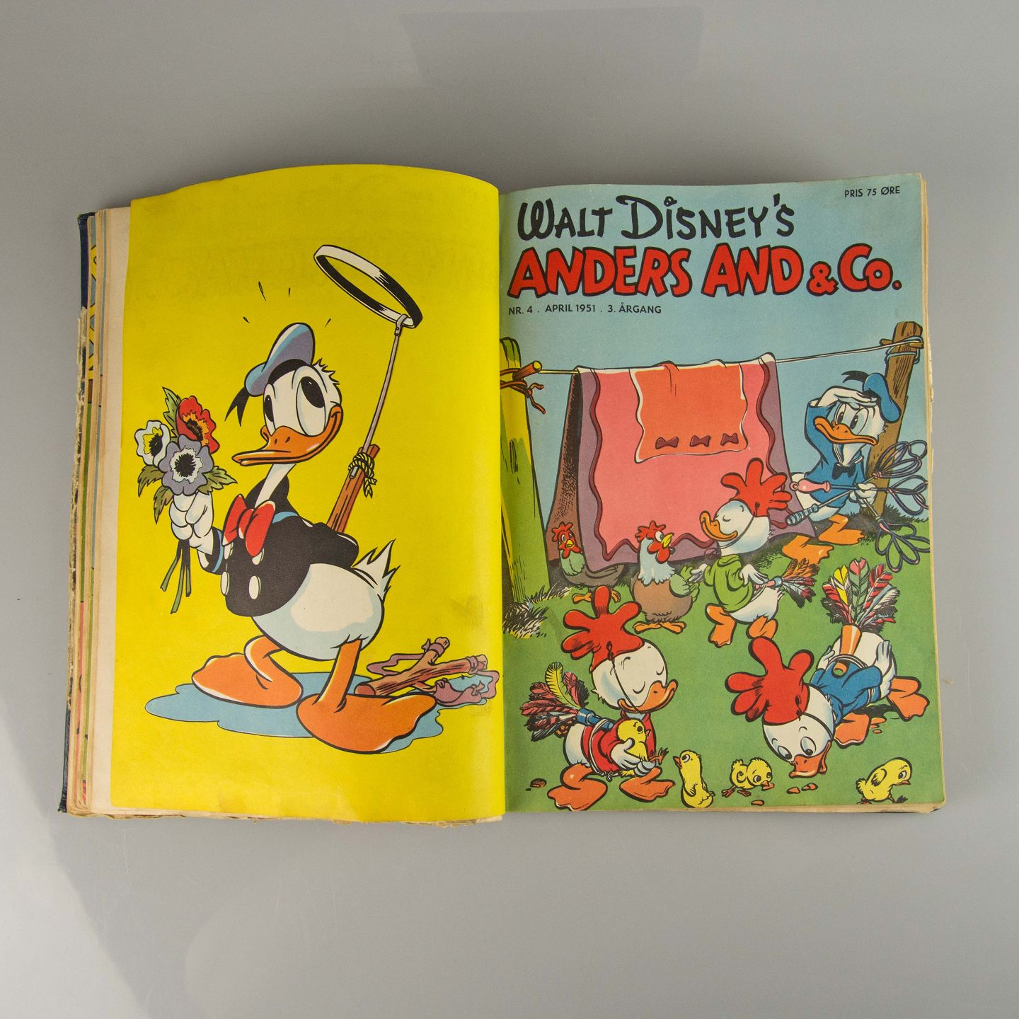 Antage Kilde Anvendelse Kinnerup Antik & Porcelæn - Walt Disney * Anders And & Co blade år 1951